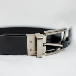 Guess Black Reversible Belt